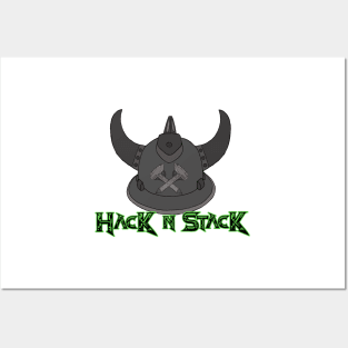 Hack n Stack Warrior helmet Posters and Art